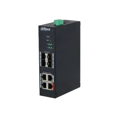 DH-HS4408-4ET-96 8-портовый управляемый коммутатор с PoE, промышленное исполнение