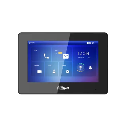 Монитор IP-видеодомофона DHI-VTH5421HB-W, WiFi, черный